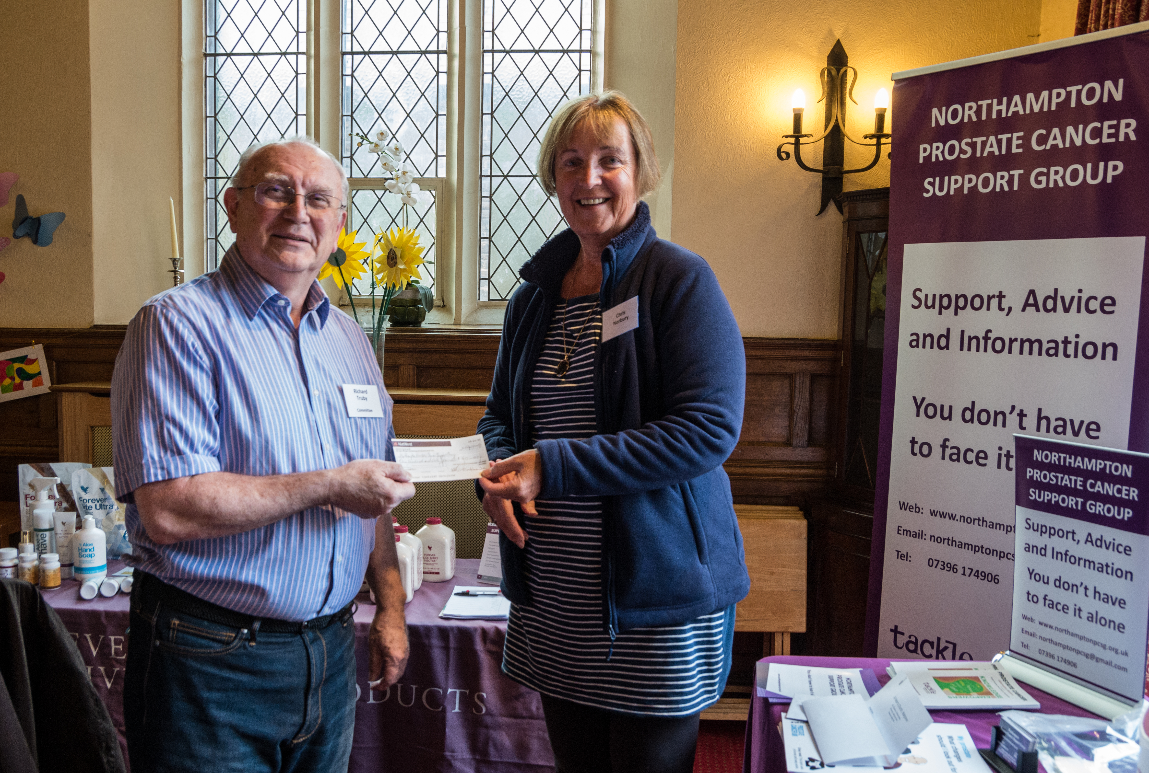 Cheque Presentation - 1st May 2018