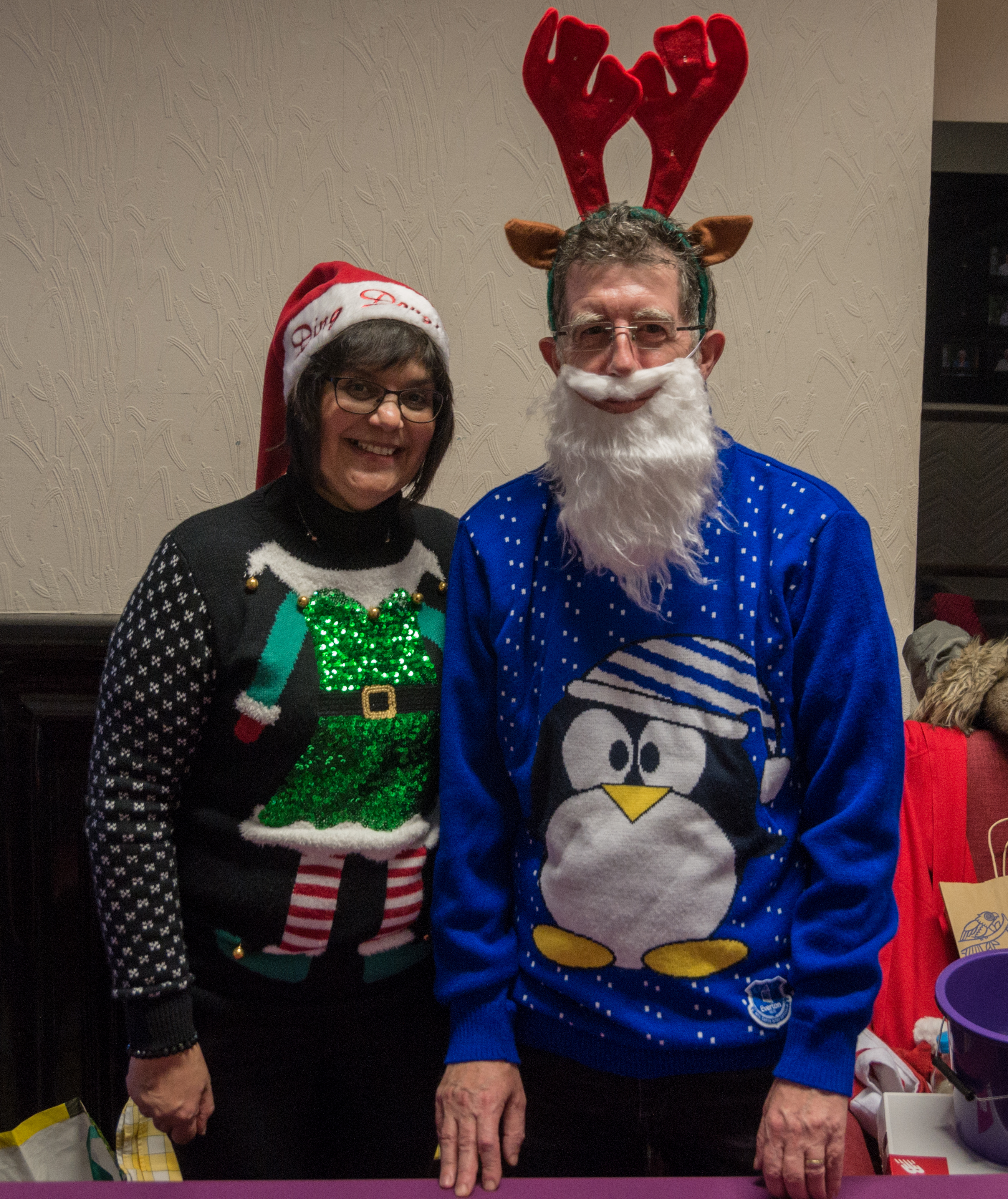 Christmas Meeting 2018 - Jayne and her Pet Reindeer