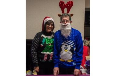 Christmas Meeting 2018 - Jayne and her Pet Reindeer